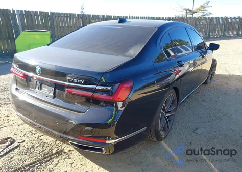 2021 BMW 750I xDrive from USA, damaged, VIN WBA7U2C03MCE90660